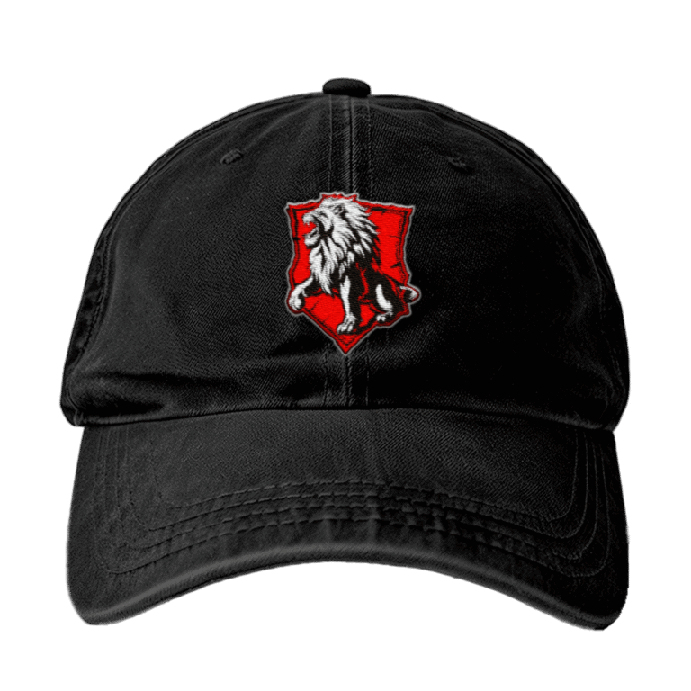Embroidered Dad Cap: Lion