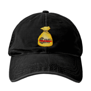 Embroidered Dad Cap: Money Bag