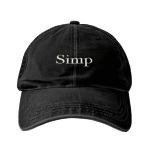 Embroidered Dad Cap: Simp