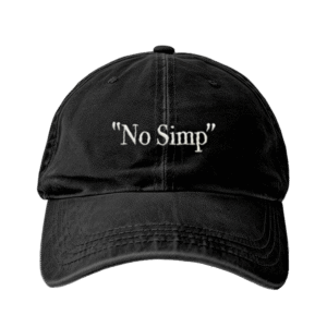 “No Simp” Embroidered Dad Cap